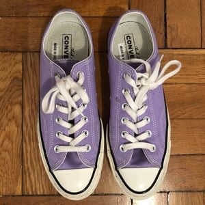 converse chuck 70 lilac low tops size 8